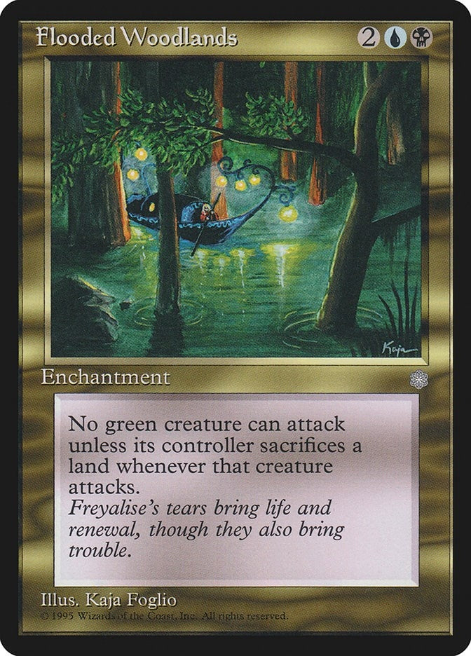 Image for Flooded Woodlands - Magic: The Gathering