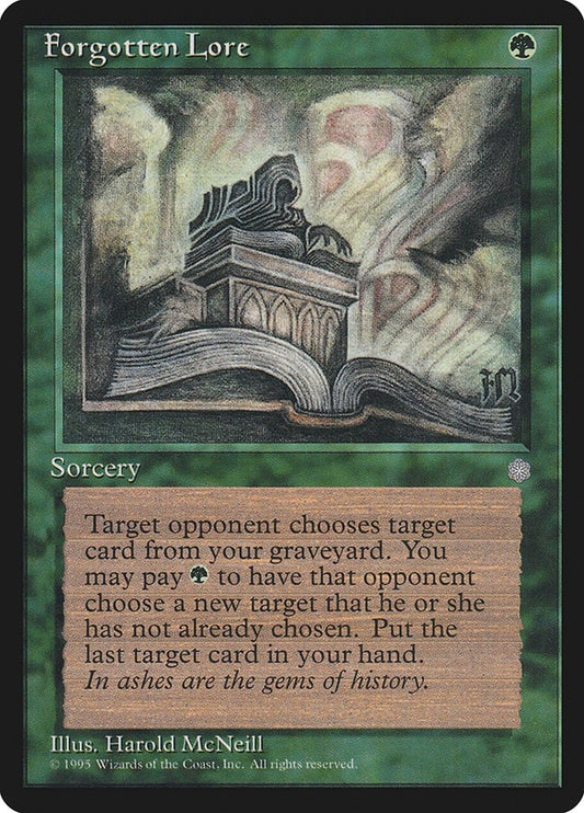 Image for Forgotten Lore - Magic: The Gathering