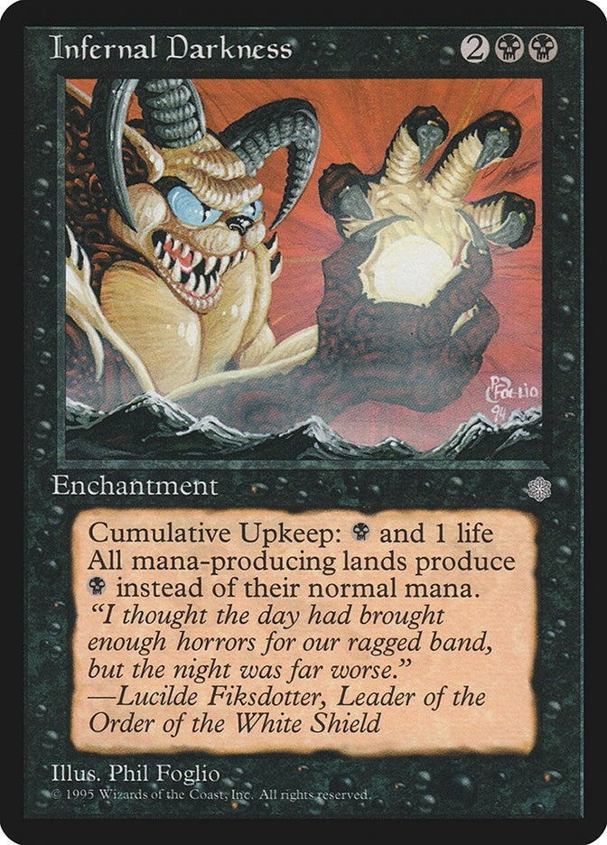 Image for Infernal Darkness (23) - Magic: The Gathering