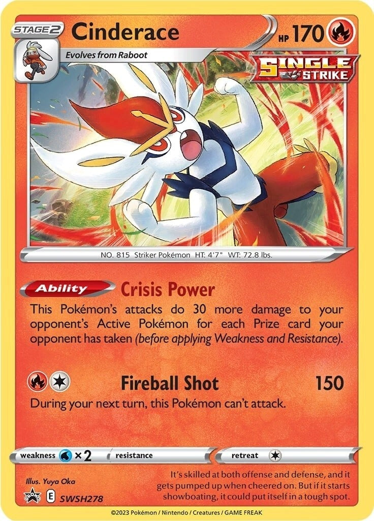 Image for Cinderace - SWSH278 (SWSH278) - Pokemon