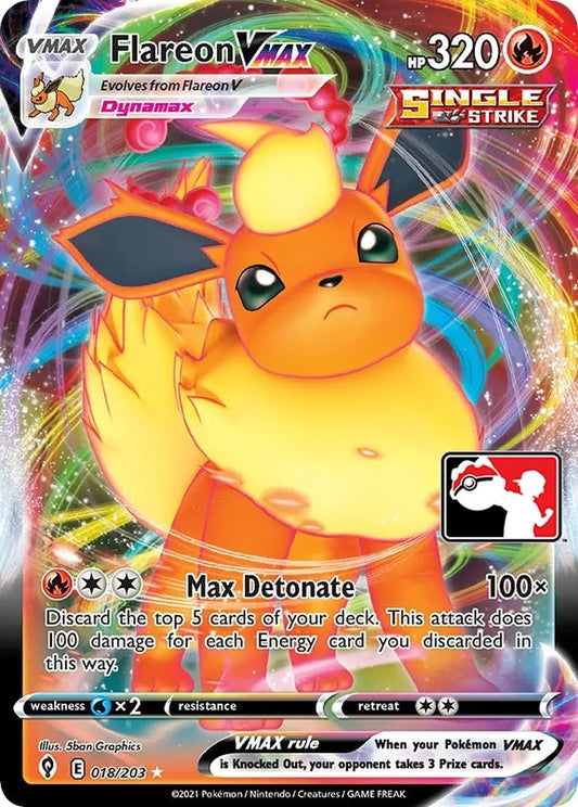 Image for Flareon VMAX (018/203) - Pokemon