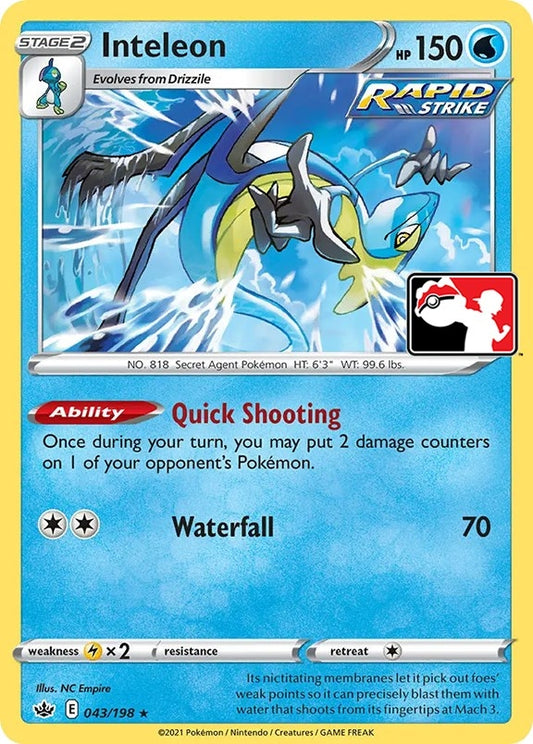 Image for Inteleon (43) (043/198) - Pokemon