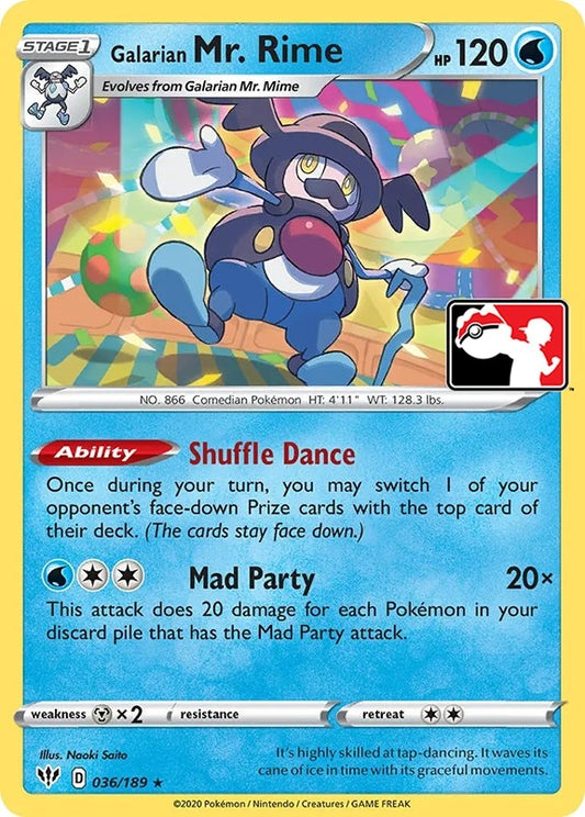 Image for Galarian Mr. Rime (036/189) - Pokemon