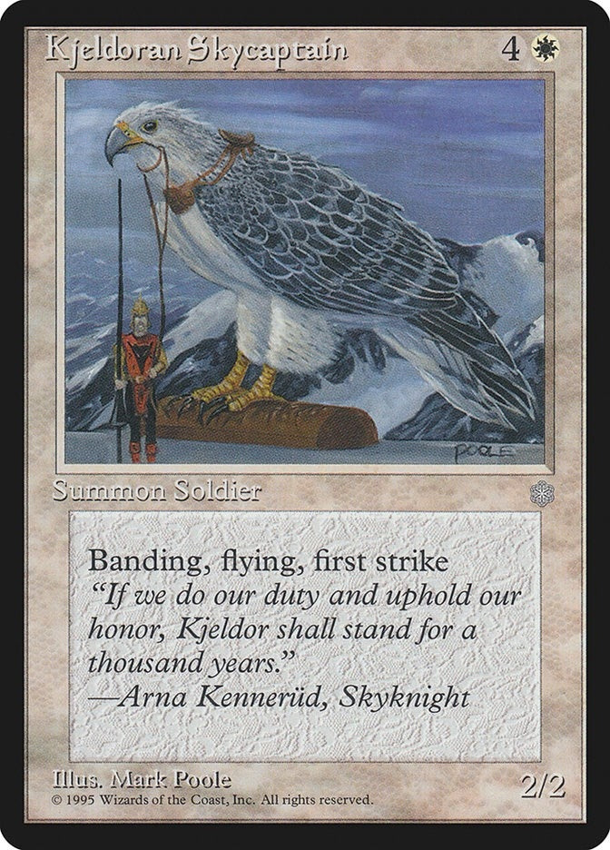 Image for Kjeldoran Skycaptain - Magic: The Gathering