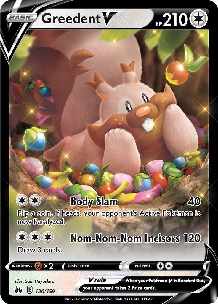 Image for Greedent V (120/159) - Pokemon