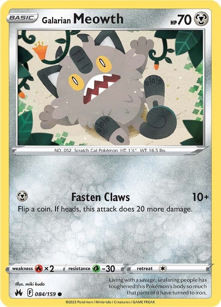 Image for Galarian Meowth (084/159) - Pokemon
