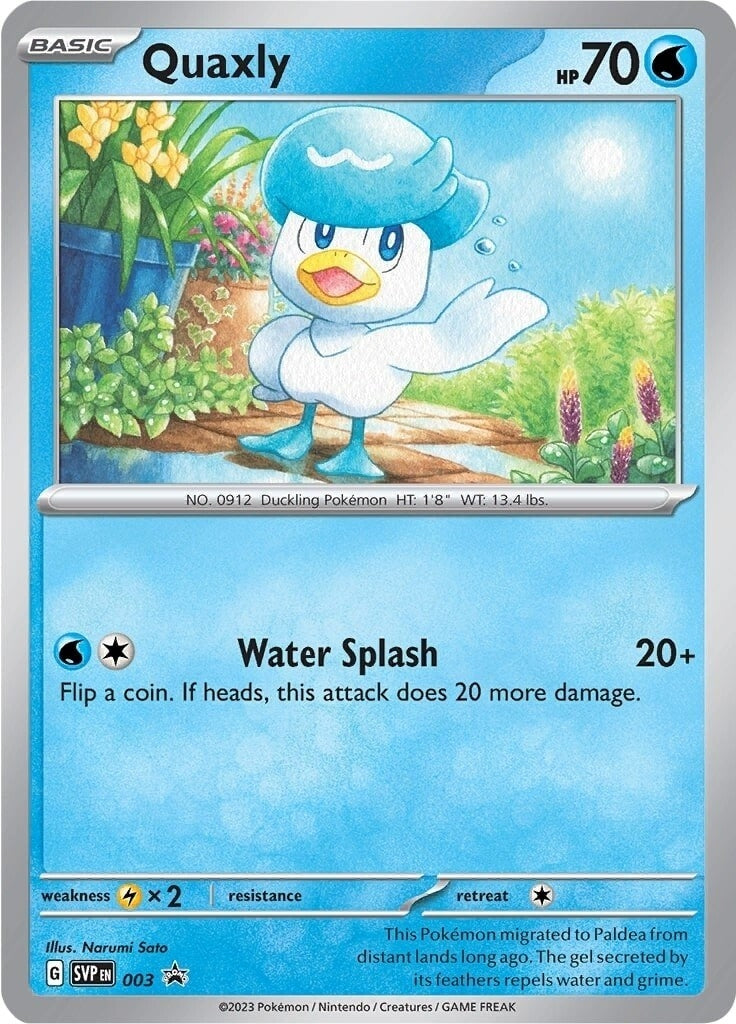 Image for Quaxly - 003 (003) - Pokemon