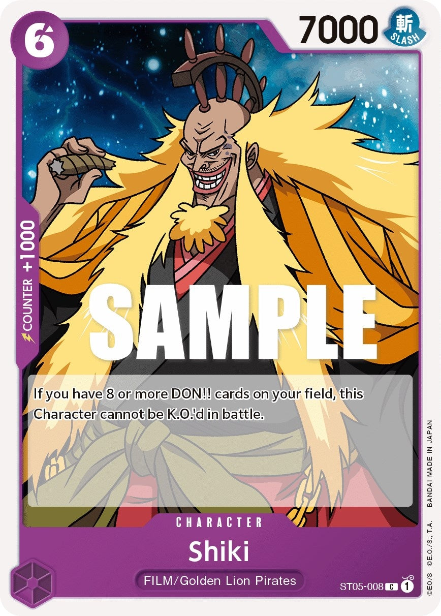 Image for Shiki (ST05-008) - One Piece Card Game