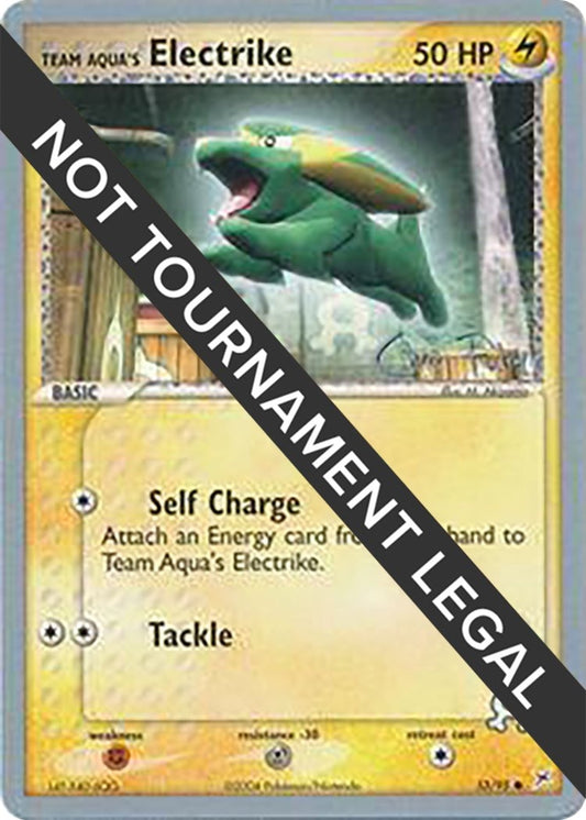 Image for Team Aqua's Electrike - 2004 (Chris Fulop) (27/95) - Pokemon