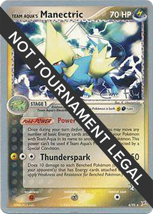 Image for Team Aqua's Manectric - 2004 (Chris Fulop) (4/95) - Pokemon