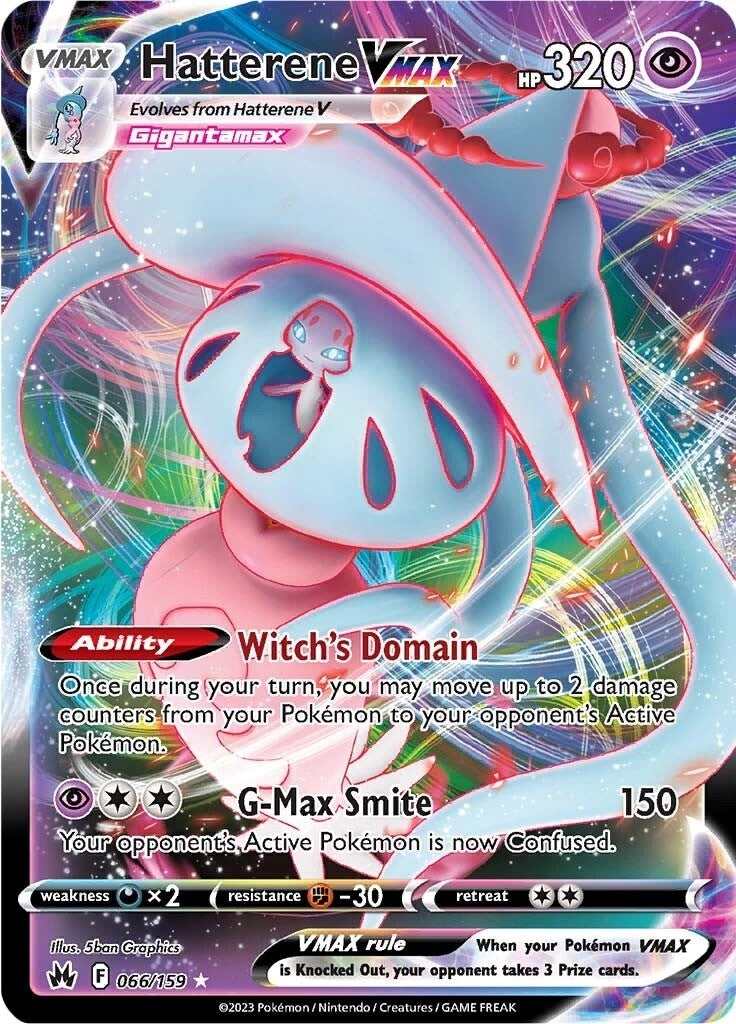 Image for Hatterene VMAX (066/159) - Pokemon