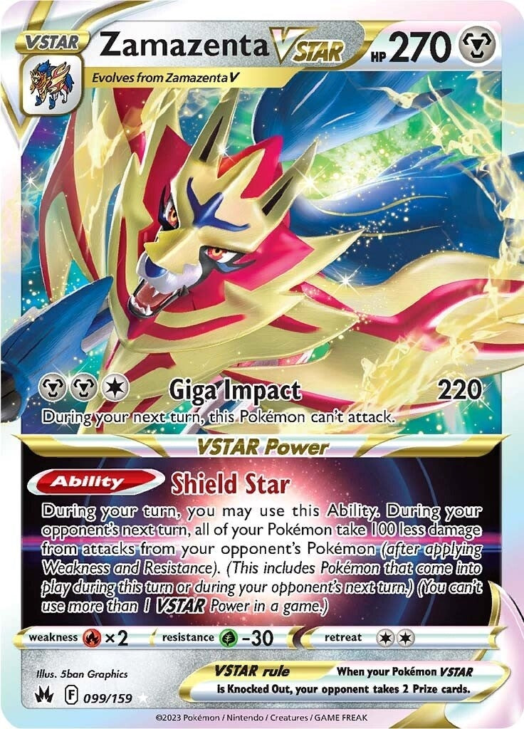 Image for Zamazenta VSTAR (099/159) - Pokemon