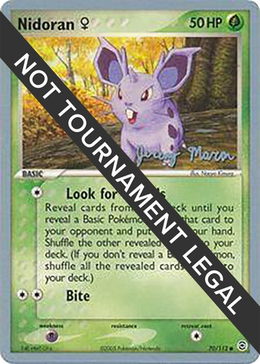 Image for Nidoran F - 2005 (Jeremy Maron) (70/112) - Pokemon