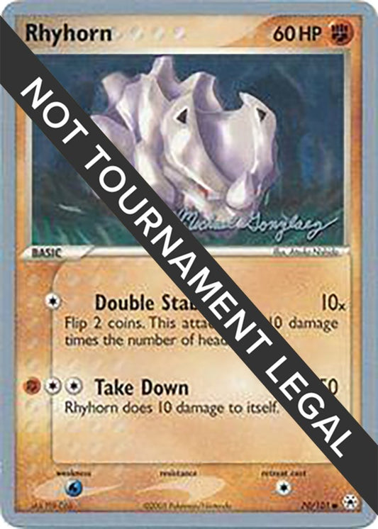 Image for Rhyhorn - 2005 (Michael Gonzalez) (70/101) - Pokemon