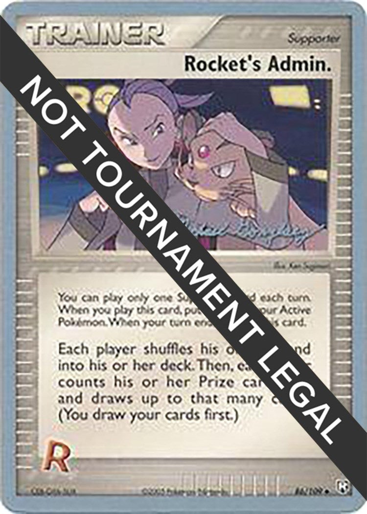 Image for Rocket's Admin. - 2005 (Michael Gonzalez) (86/109) - Pokemon