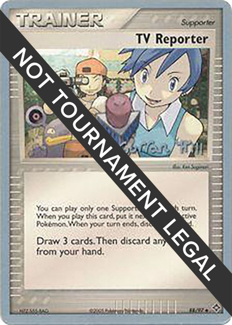 Image for TV Reporter - 2005 (Curran Hill) (88/97) - Pokemon