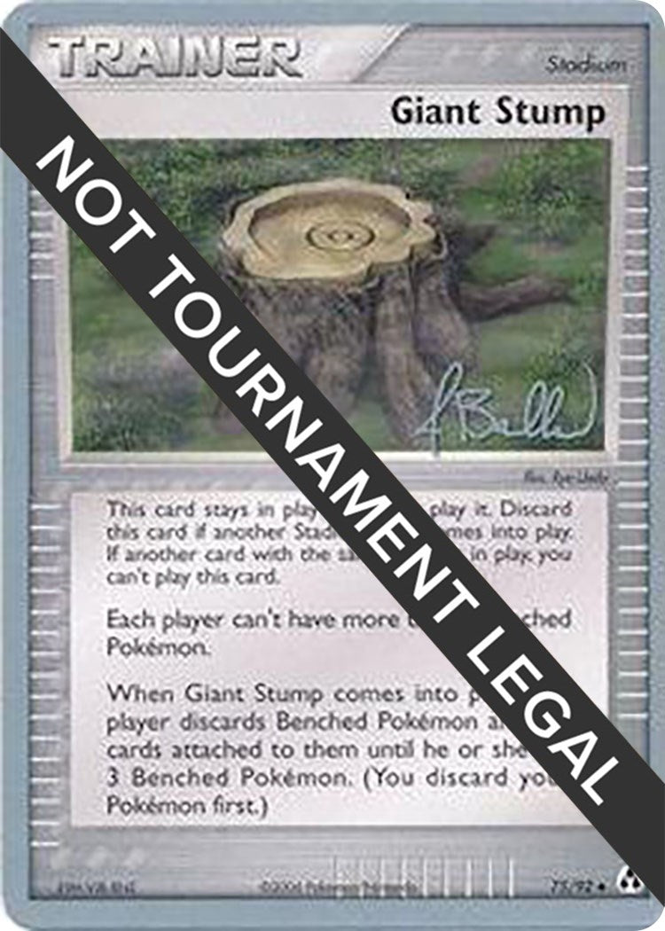 Image for Giant Stump - 2006 (Jimmy Ballard) (75/92) - Pokemon