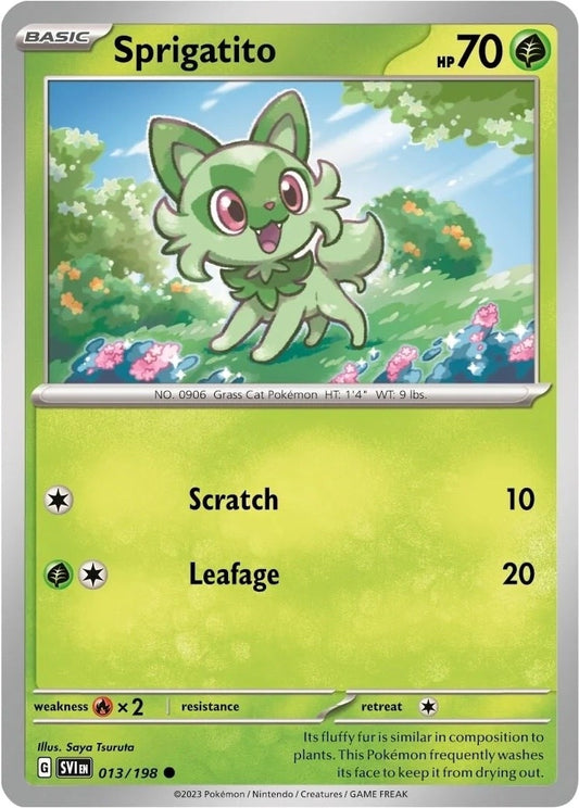 Image for Sprigatito - 013/198 (Mirage Holo) (013/198) - Pokemon
