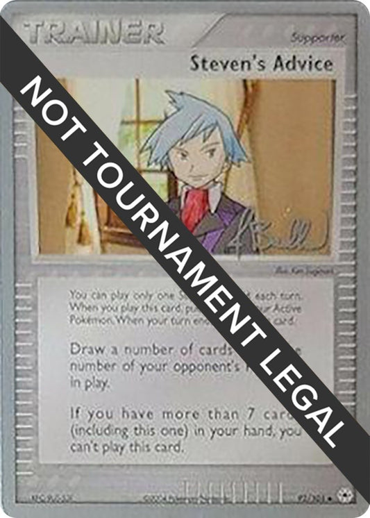 Image for Steven's Advice - 2006 (Jimmy Ballard) (92/101) - Pokemon