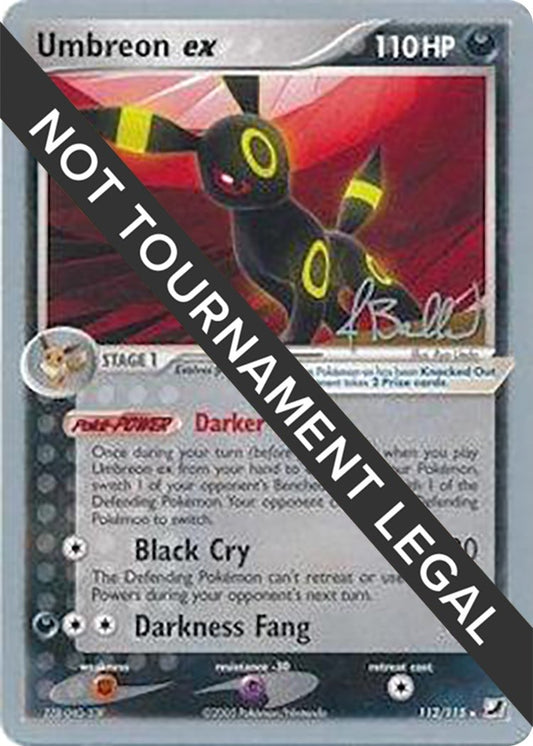 Image for Umbreon ex - 2006 (Jimmy Ballard) (112/115) - Pokemon