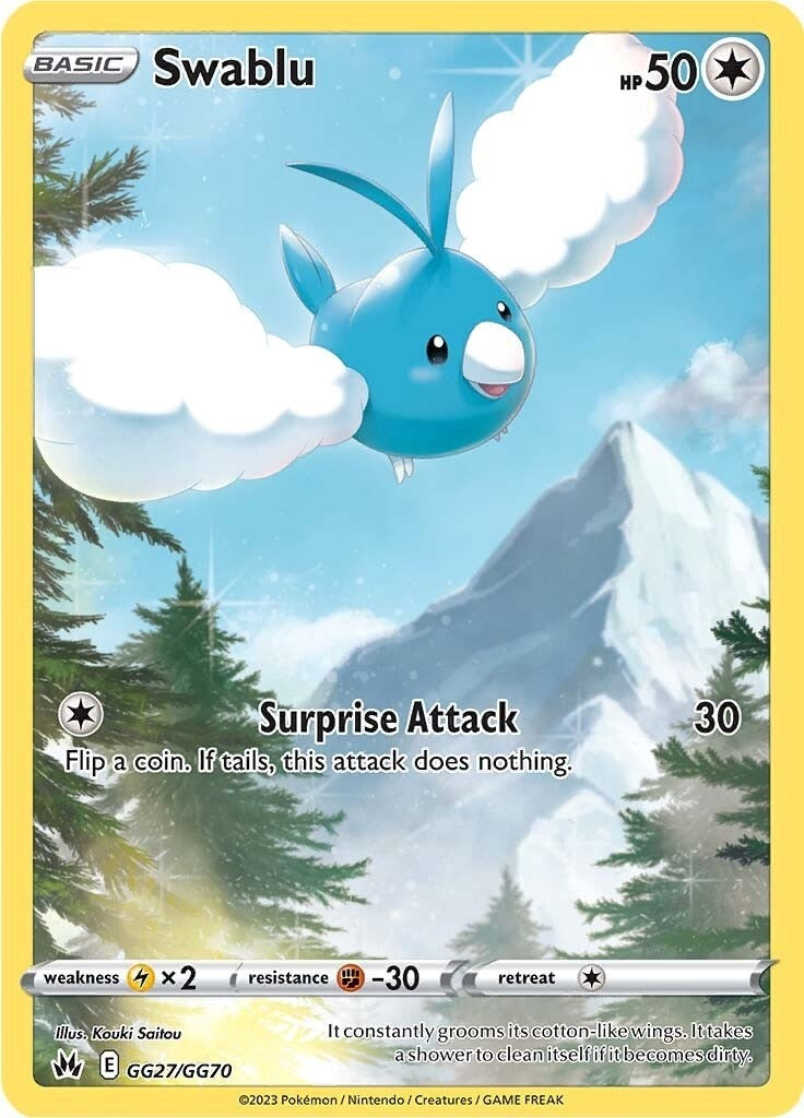 Image for Swablu (GG27/GG70) - Pokemon