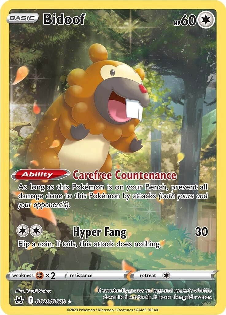 Image for Bidoof (GG29/GG70) - Pokemon