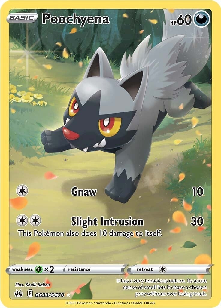 Image for Poochyena (GG33/GG70) - Pokemon