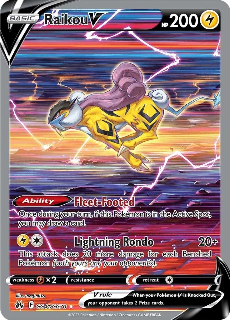 Image for Raikou V (GG41/GG70) - Pokemon