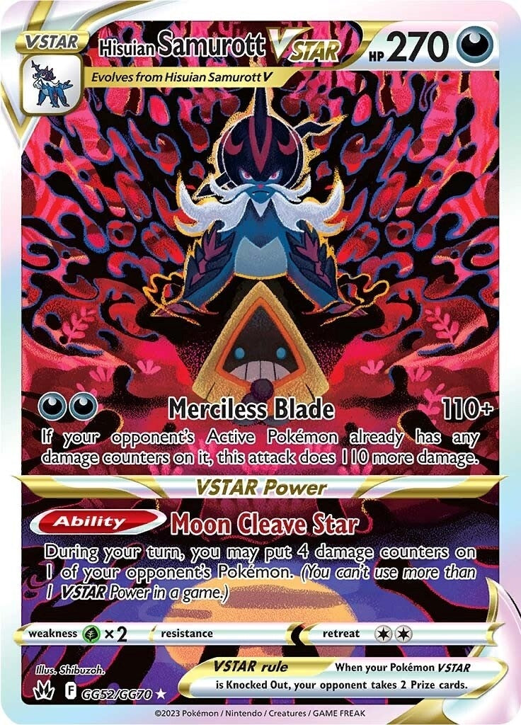 Image for Hisuian Samurott VSTAR (GG52/GG70) - Pokemon