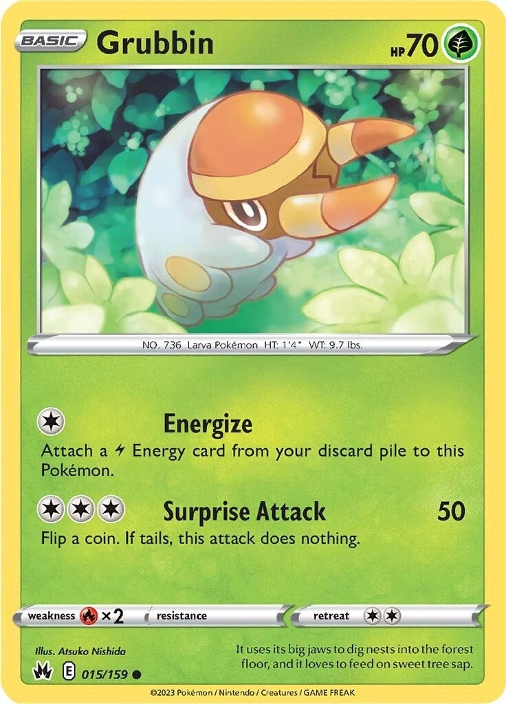 Image for Grubbin (015/159) - Pokemon