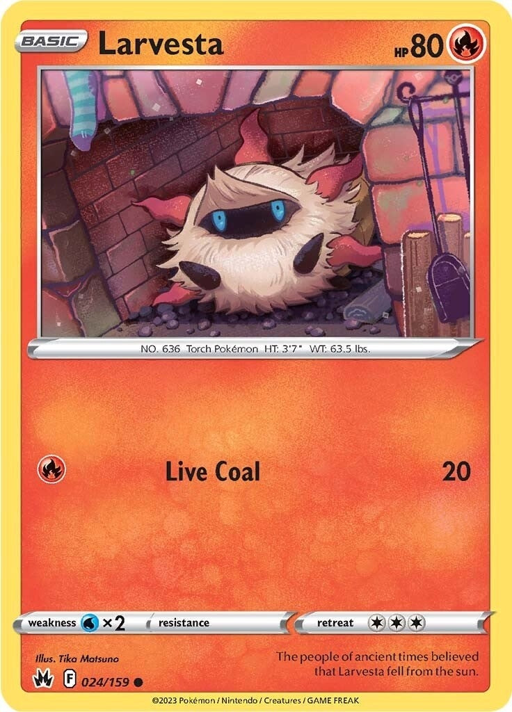 Image for Larvesta (024/159) - Pokemon