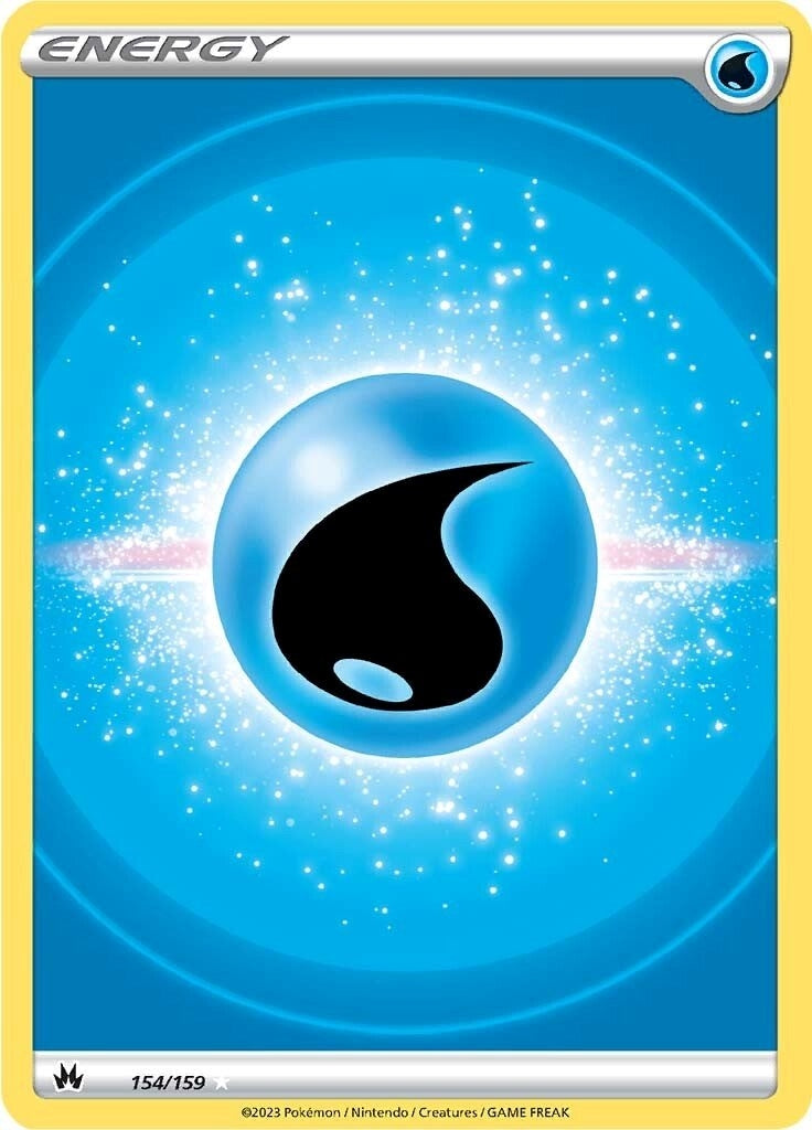 Image for Water Energy (Texture Full Art) (154/159) - Pokemon