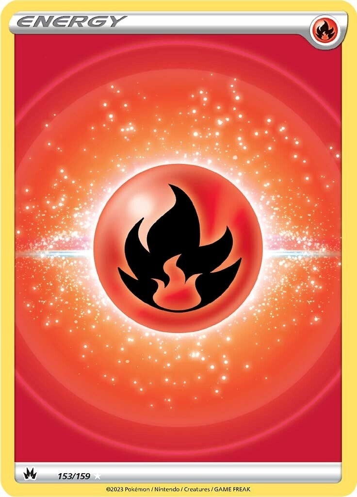Image for Fire Energy (Texture Full Art) (153/159) - Pokemon