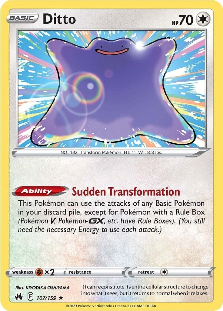 Image for Ditto (107/159) - Pokemon