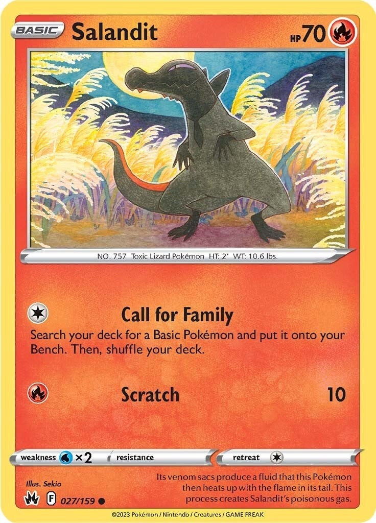 Image for Salandit (027/159) - Pokemon