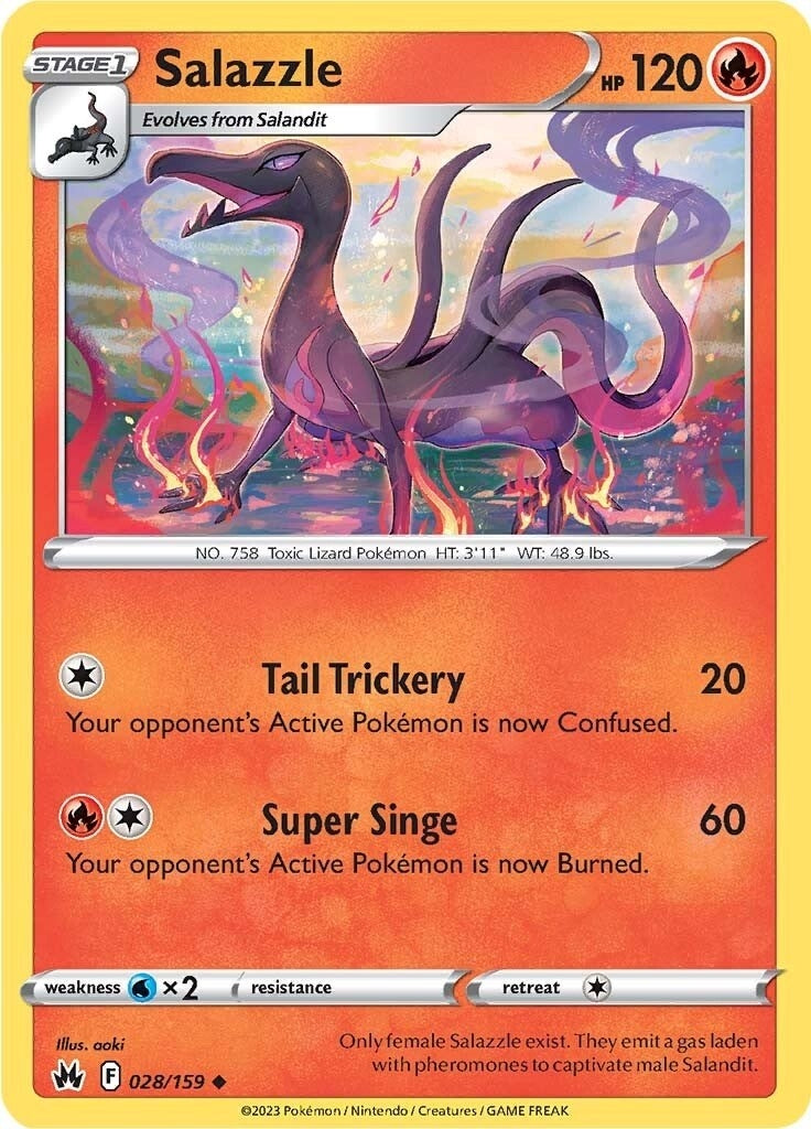 Image for Salazzle (028/159) - Pokemon