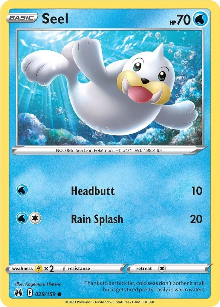 Image for Seel (029/159) - Pokemon
