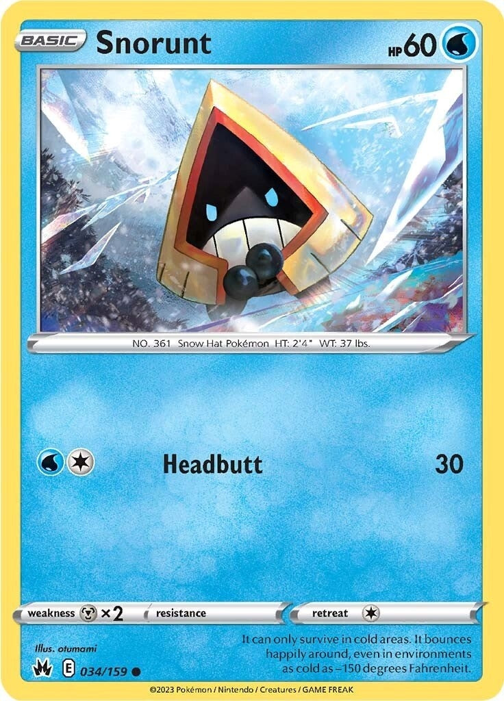 Image for Snorunt (034/159) - Pokemon