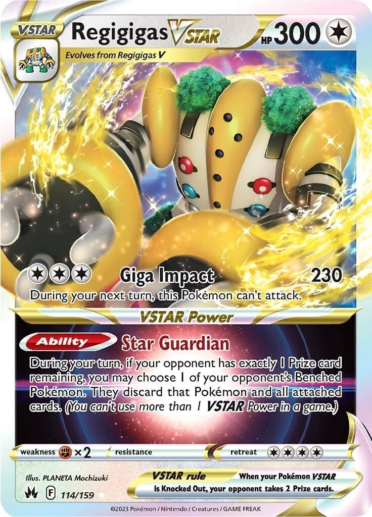 Image for Regigigas VSTAR (114/159) - Pokemon