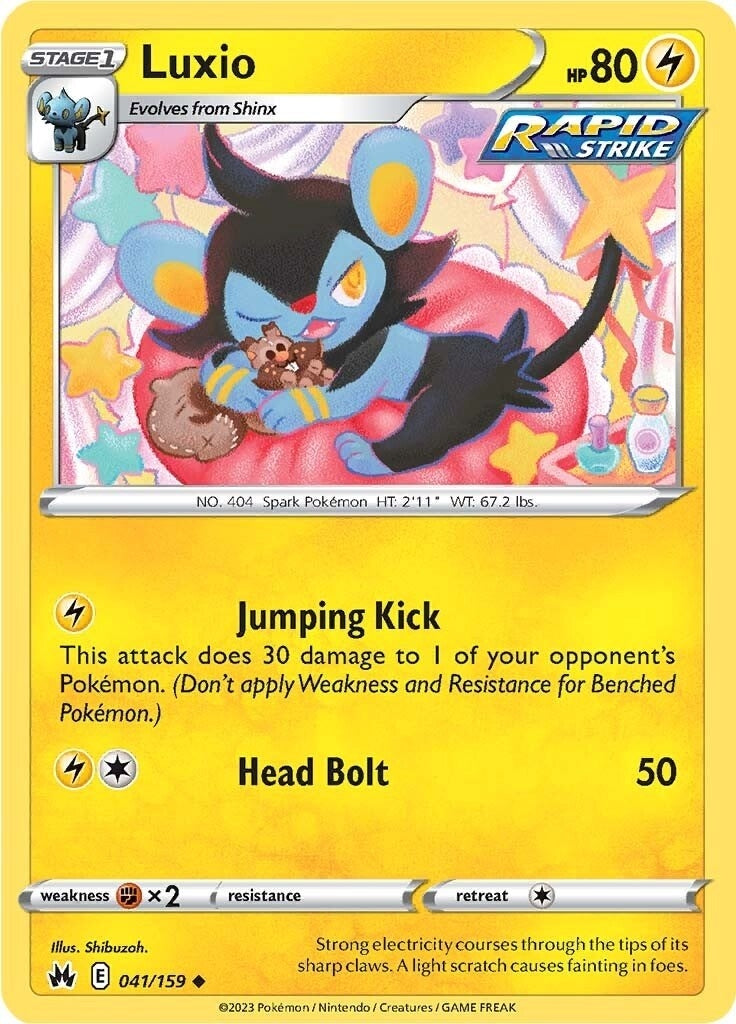 Image for Luxio (41) (041/159) - Pokemon