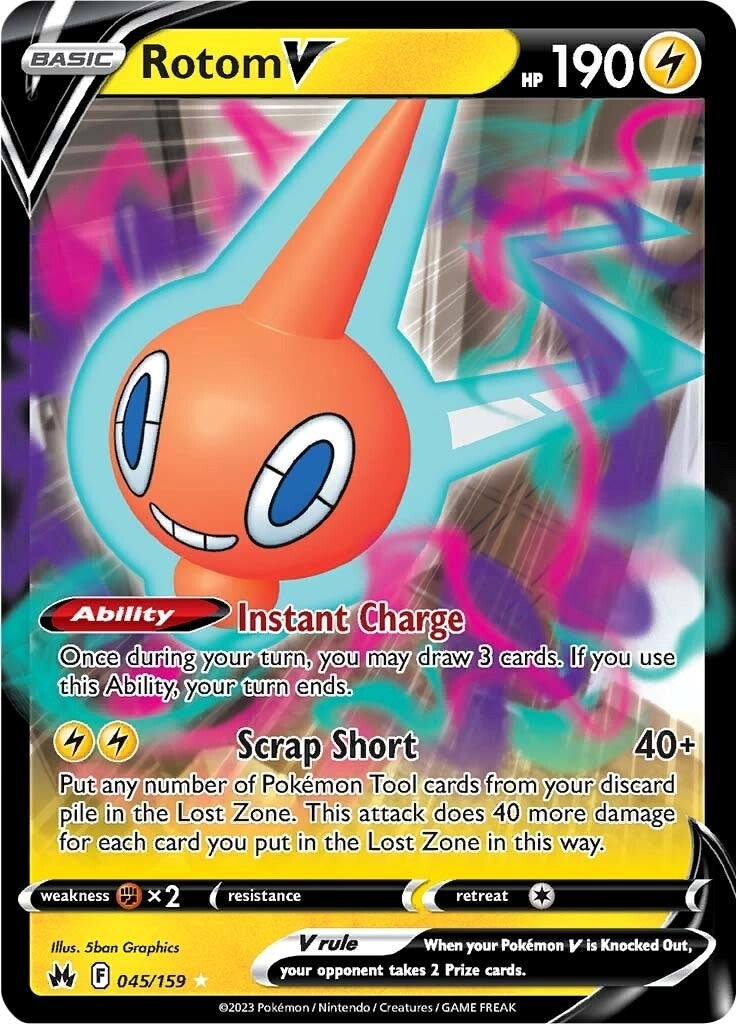 Image for Rotom V (045/159) - Pokemon
