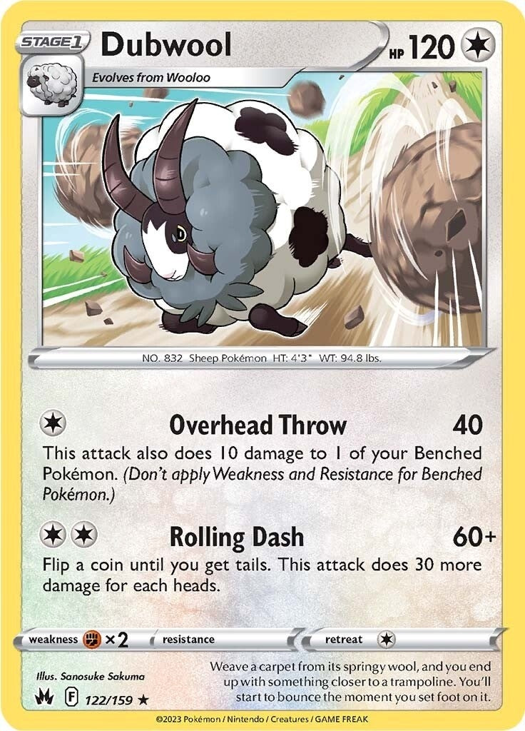 Image for Dubwool (122/159) - Pokemon
