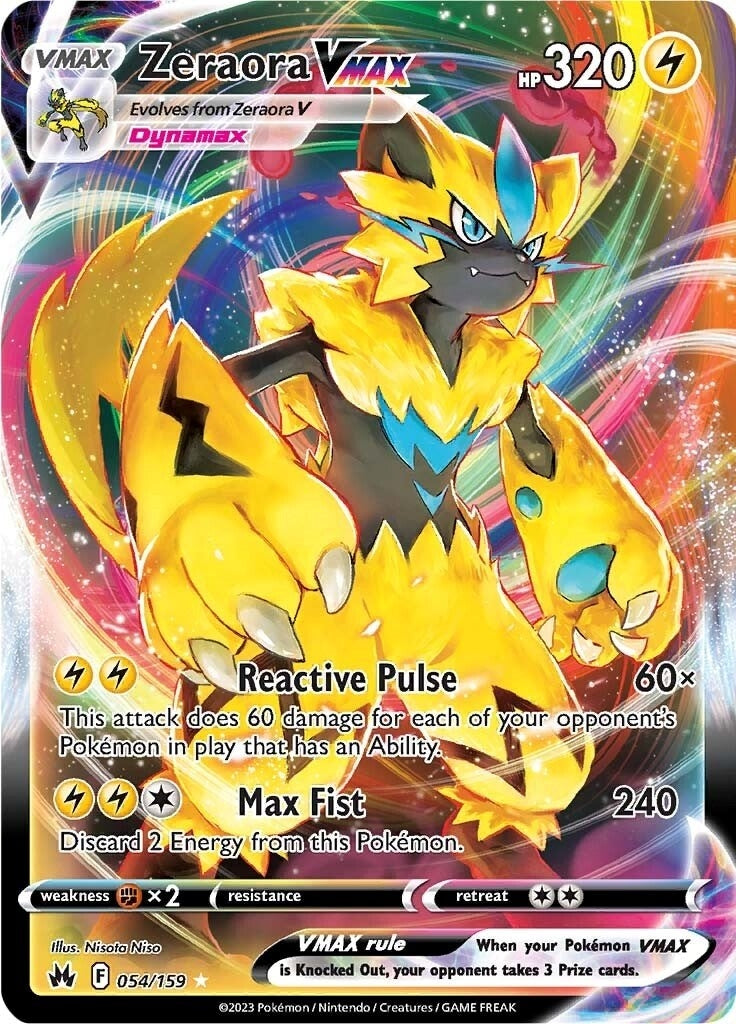 Image for Zeraora VMAX (054/159) - Pokemon