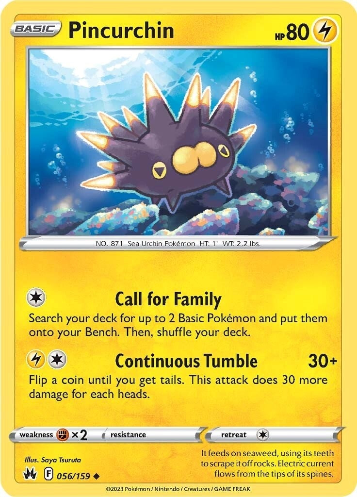 Image for Pincurchin (056/159) - Pokemon