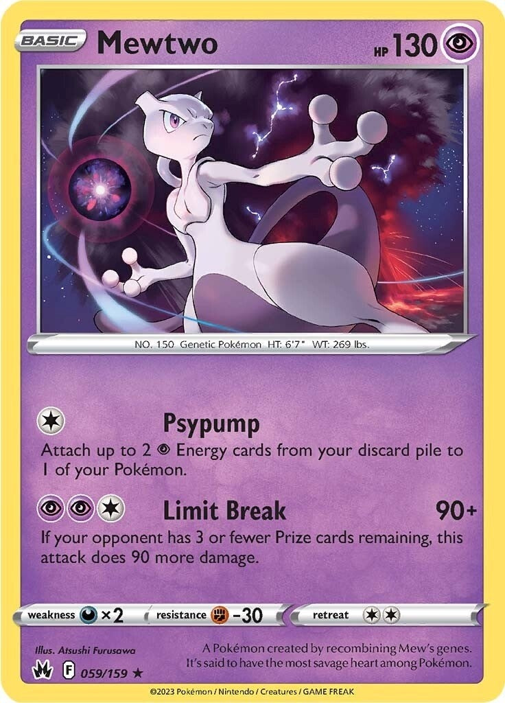 Image for Mewtwo (059/159) - Pokemon