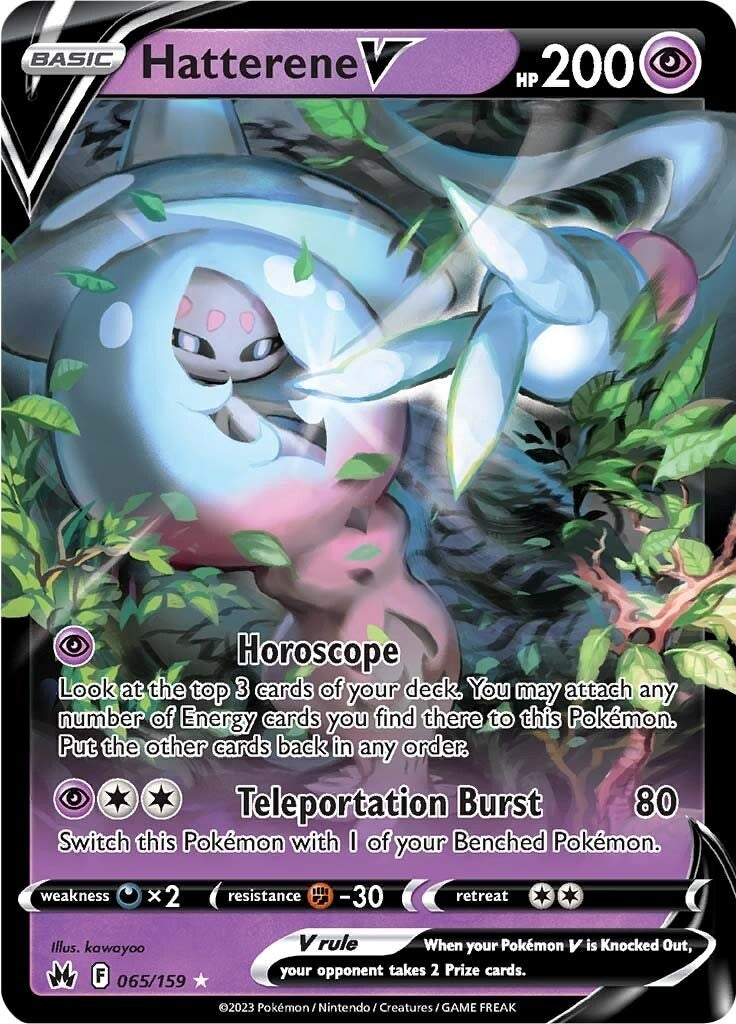 Image for Hatterene V (065/159) - Pokemon