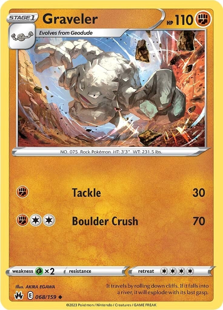 Image for Graveler (068/159) - Pokemon