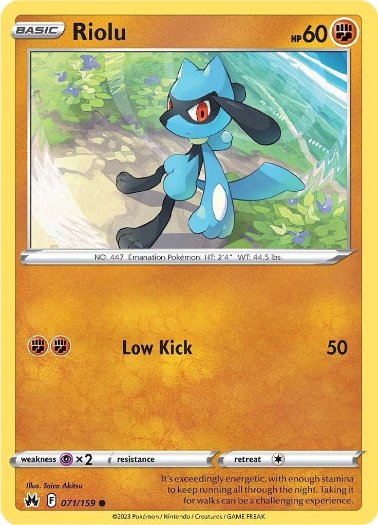 Image for Riolu (071/159) - Pokemon