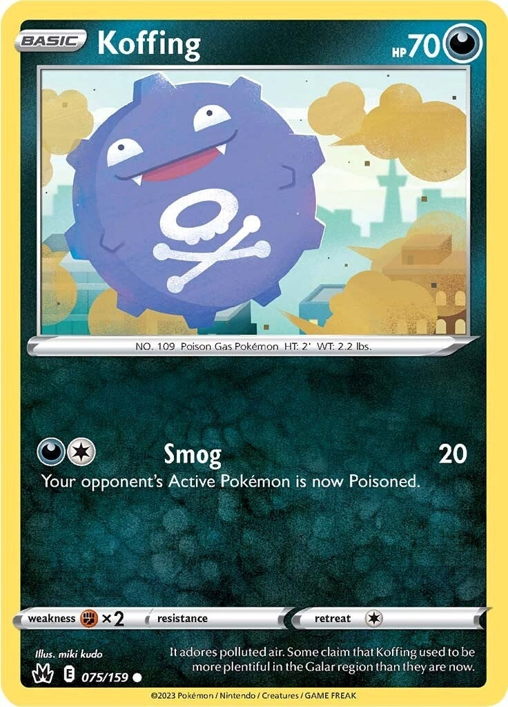 Image for Koffing (075/159) - Pokemon