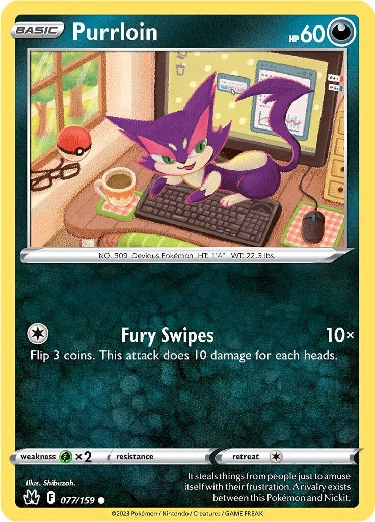 Image for Purrloin (077/159) - Pokemon